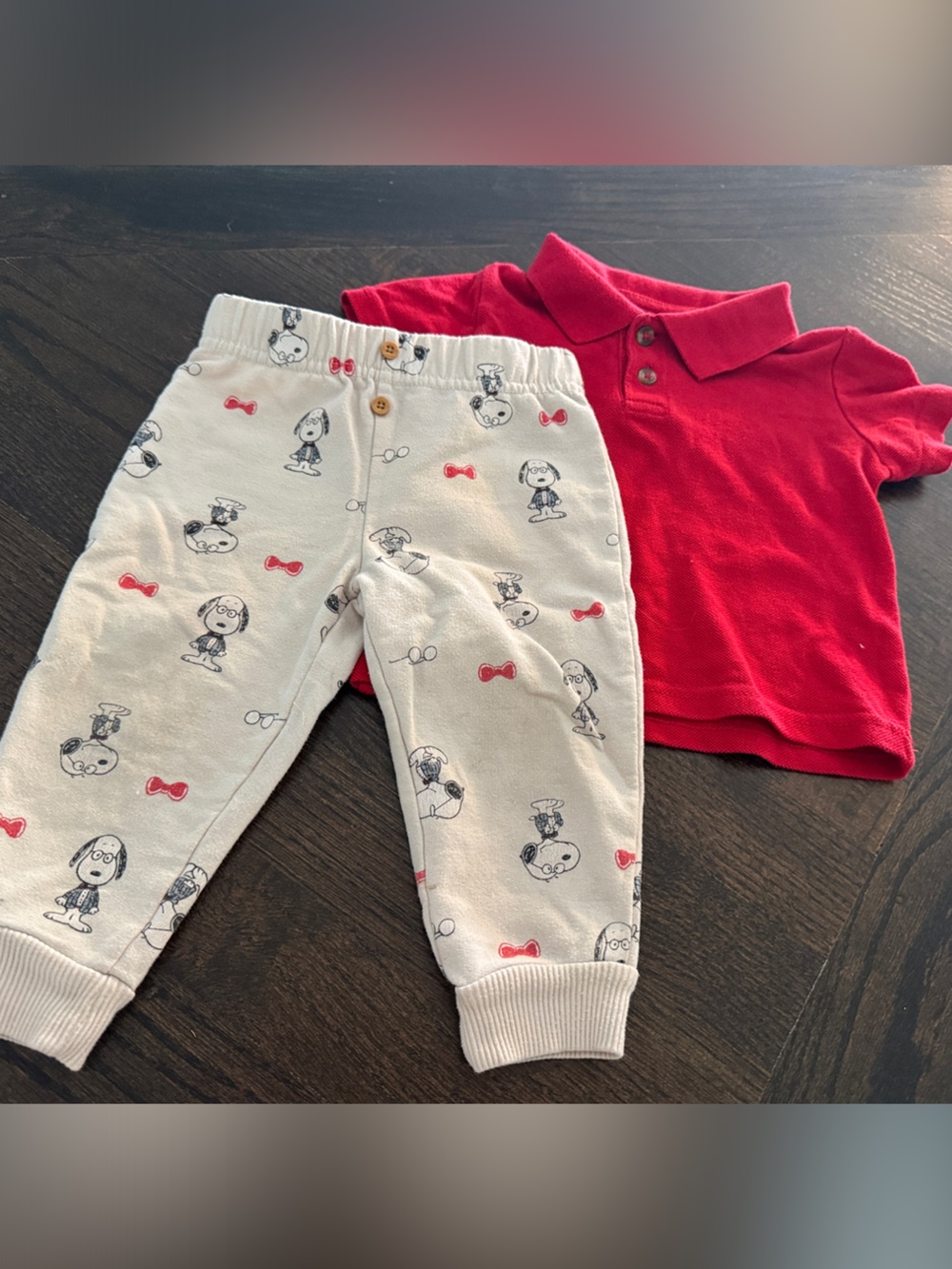 Peanuts Polo Top and pants - Toddler Set